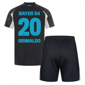 Dětské fotbalový komplet Bayer Leverkusen Alejandro Grimaldo #20 Tretí košile 2024-25 Krátkým Rukávem